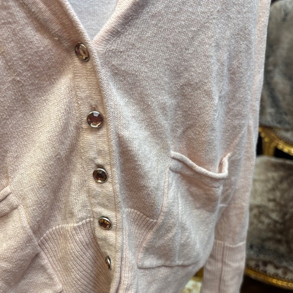 Pink Button-Up Cardigan - Picture 2 of 5